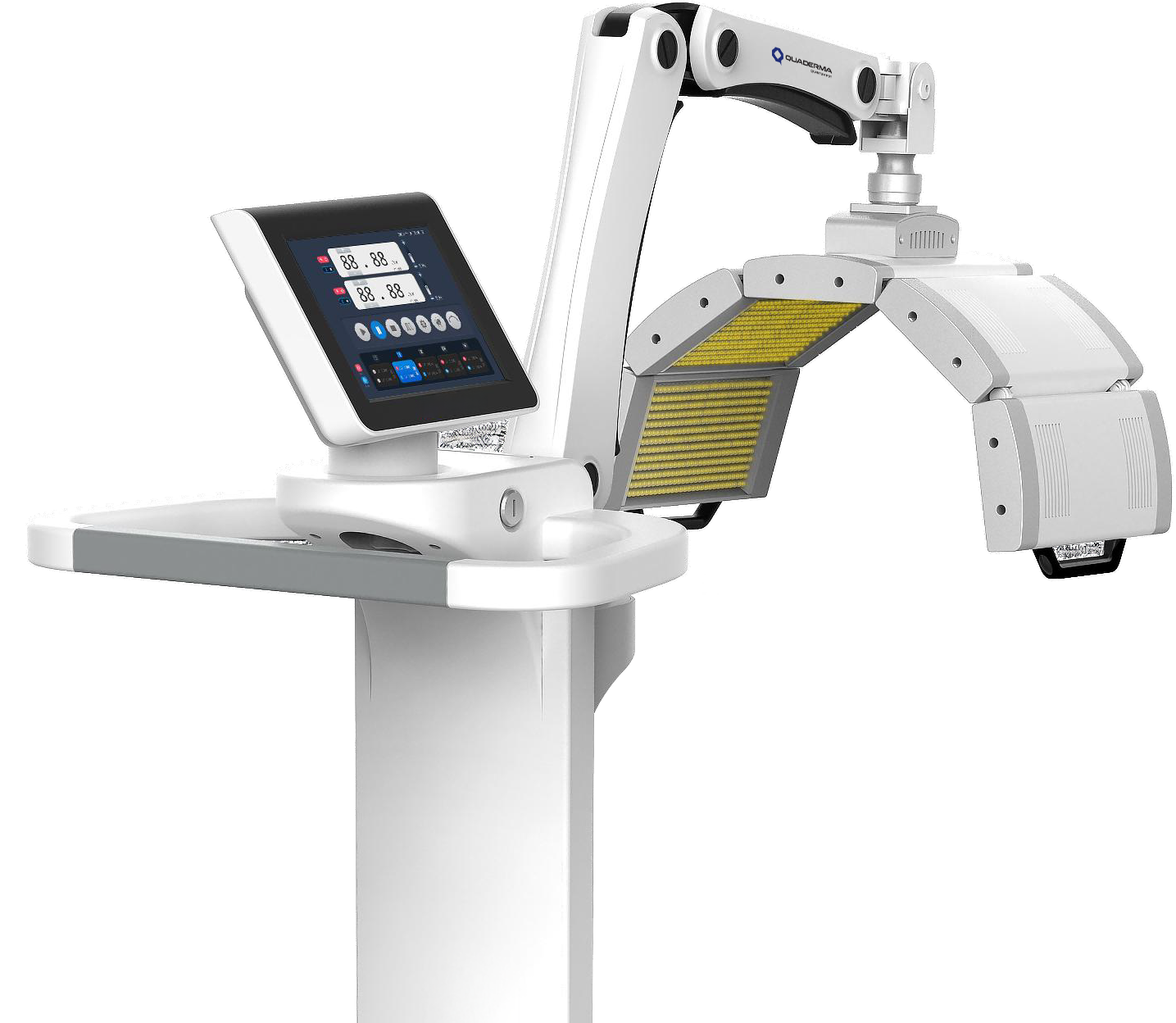 Quantum PDT touchscreen interface with clinical protocols